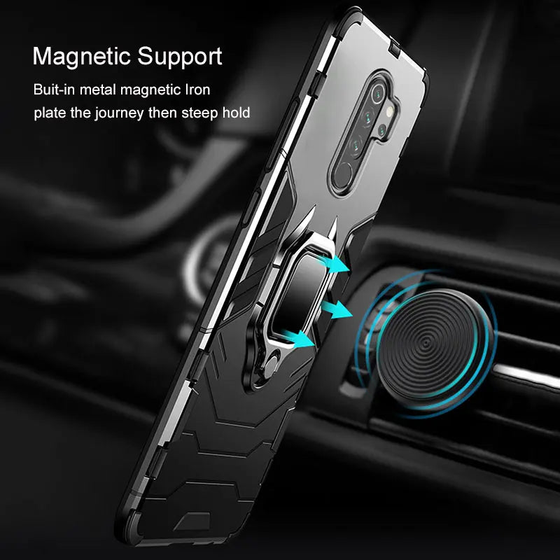 KEYSION Shockproof Case for Redmi Note 10 10 Pro Max 9S 8 8A 7 7A 8T K20 K40 Back Phone Cover for Mi 9T A2 A3 9SE Mi 11