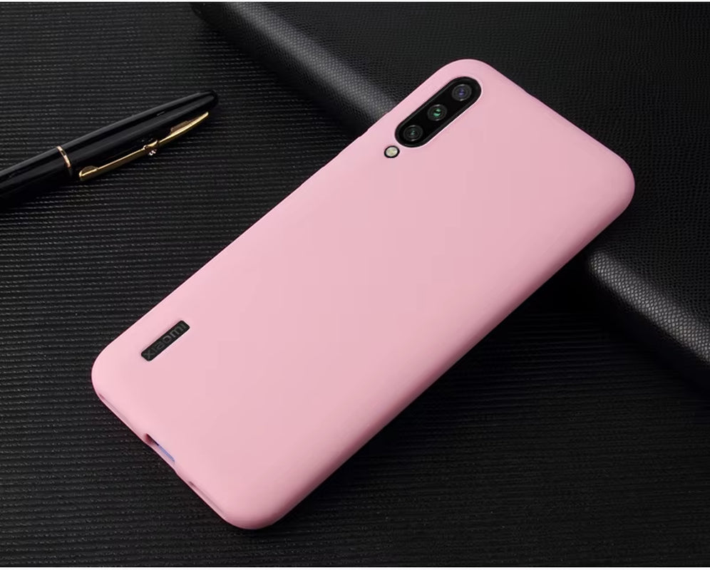 Candy Case for Xiaomi Mi A3 Matte Silicone Soft Back Cover for Xiaomi Mi A3 Back Cover Xiaomi Mia3 Protect Skin Silicon Case