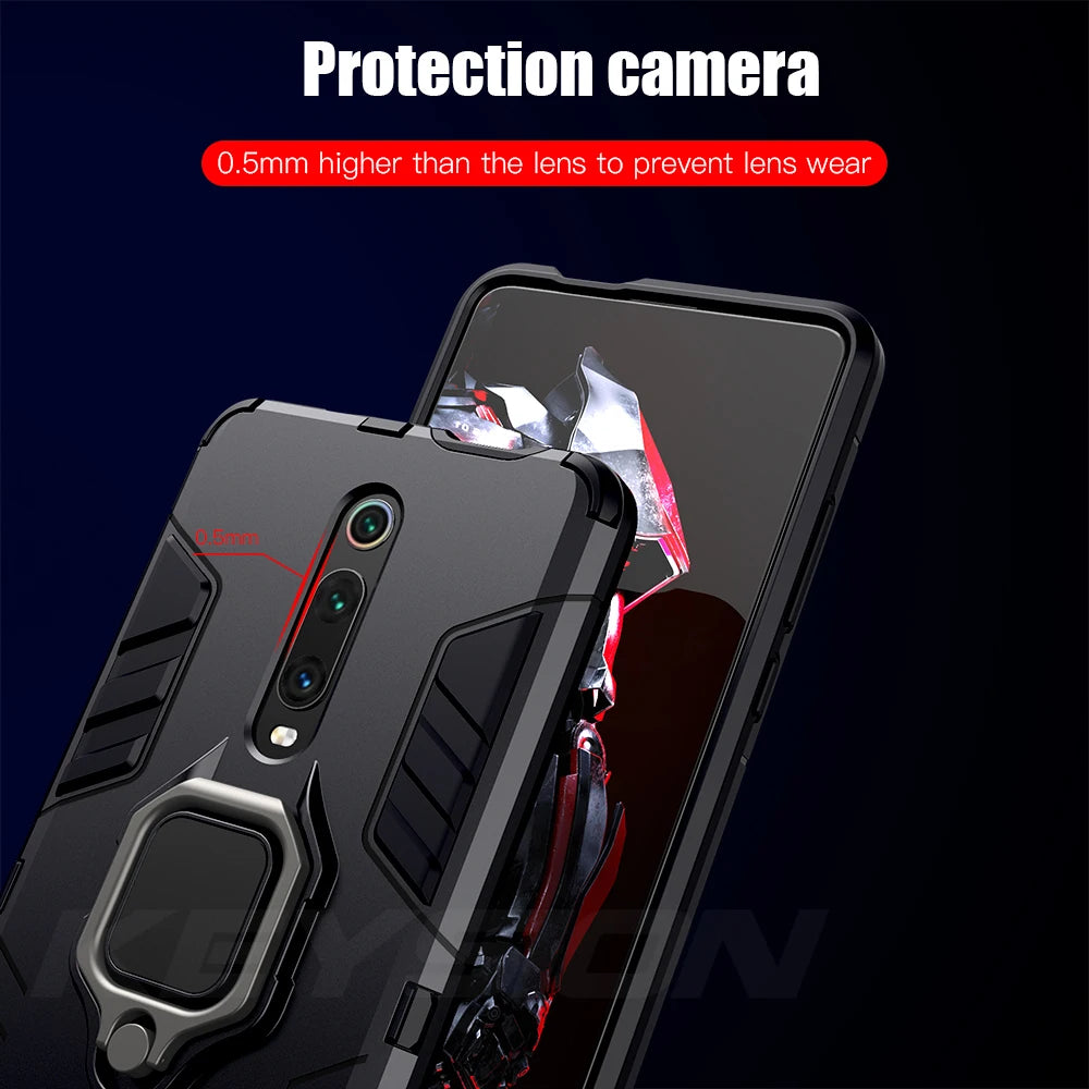 KEYSION Shockproof Case for Redmi 9 K20 Pro Note 9S 9 Pro Max 7 7A 6 8 Pro Phone Cover for Mi 9T 9SE Cc9E Mi 8 Lite A2 A3