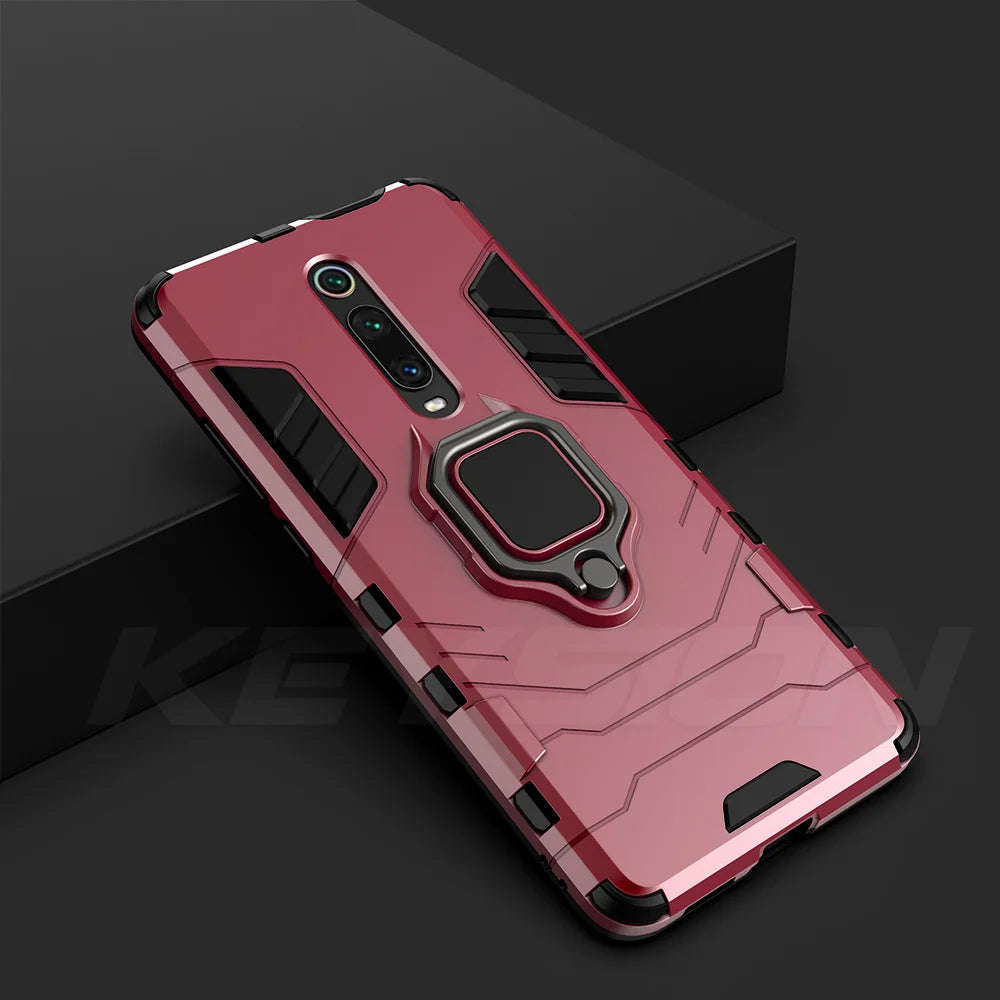 KEYSION Shockproof Case for Redmi 9 K20 Pro Note 9S 9 Pro Max 7 7A 6 8 Pro Phone Cover for  Mi 9T 9SE Cc9E Mi 8 Lite A2 A3