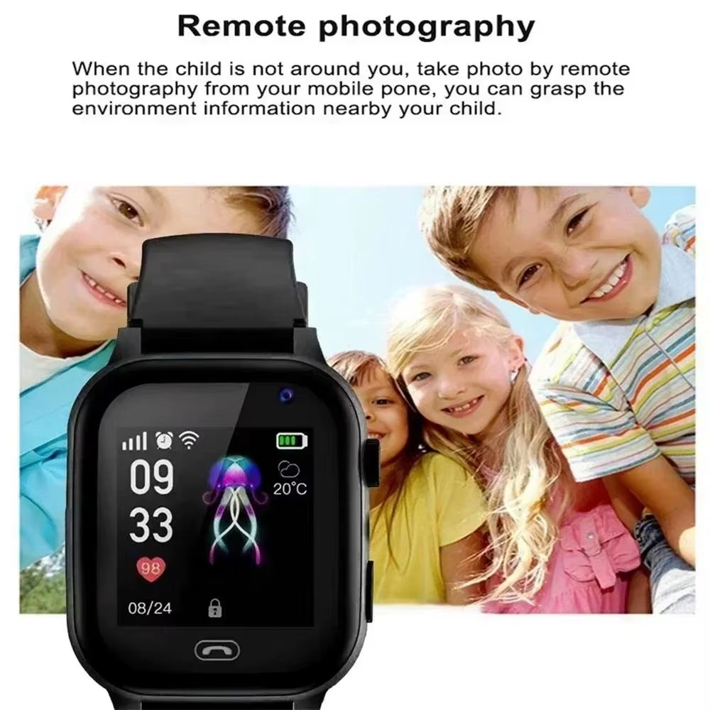 Xiaomi Kids 4G Smart Watch SOS GPS Location Video Call Sim Card Child Smartwatch Camera Waterproof Upgrade Watch for Boys Girls