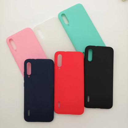 Candy Case for Xiaomi Mi A3 Matte Silicone Soft Back Cover for Xiaomi Mi A3 Back Cover Xiaomi Mia3 Protect Skin Silicon Case