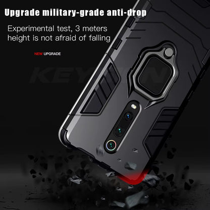 KEYSION Shockproof Case for Redmi 9 K20 Pro Note 9S 9 Pro Max 7 7A 6 8 Pro Phone Cover for  Mi 9T 9SE Cc9E Mi 8 Lite A2 A3