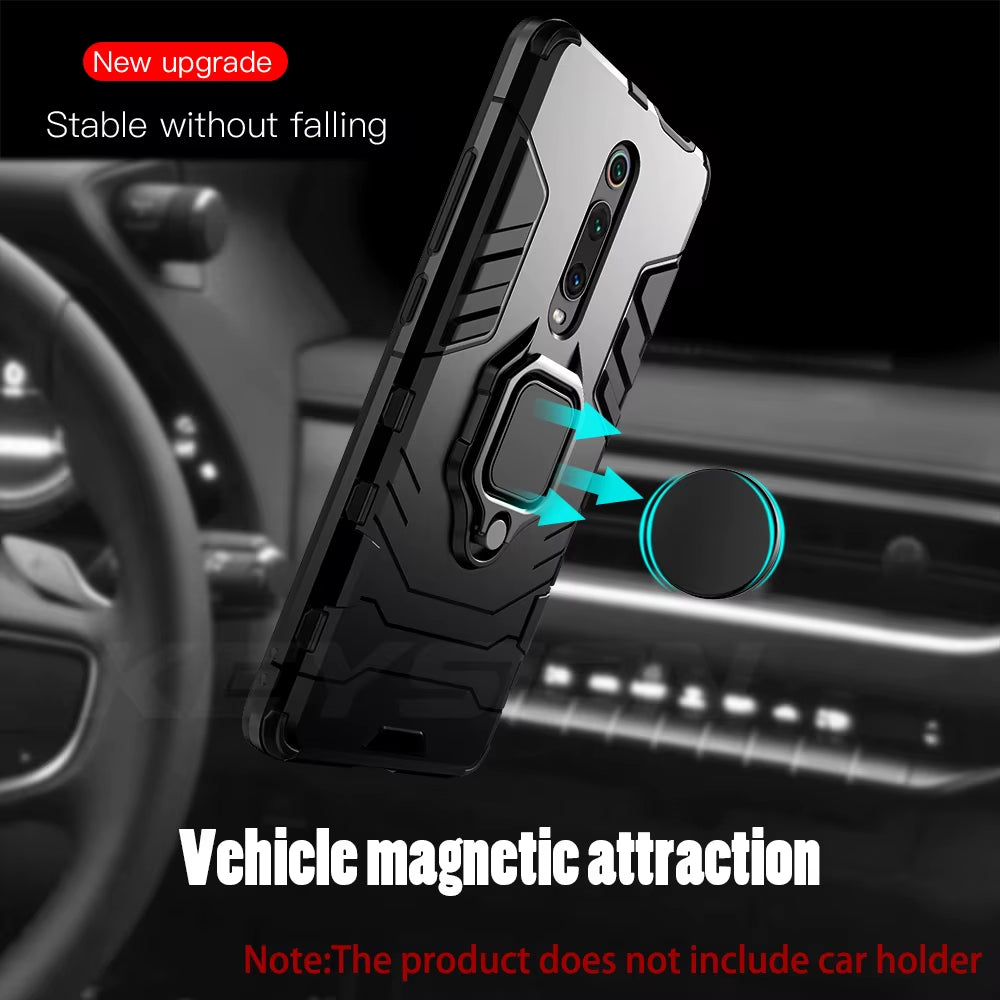 KEYSION Shockproof Case for Redmi 9 K20 Pro Note 9S 9 Pro Max 7 7A 6 8 Pro Phone Cover for  Mi 9T 9SE Cc9E Mi 8 Lite A2 A3