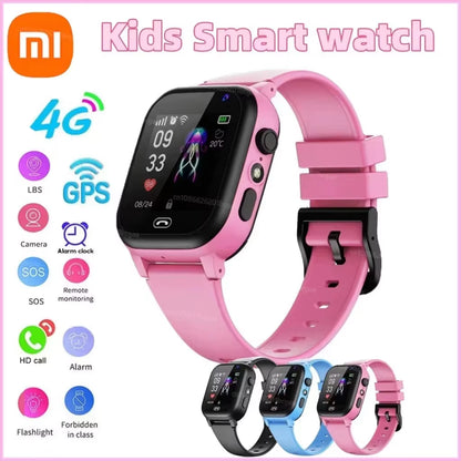 Xiaomi Kids 4G Smart Watch SOS GPS Location Video Call Sim Card Child Smartwatch Camera Waterproof Upgrade Watch for Boys Girls