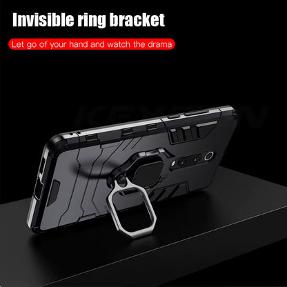 KEYSION Shockproof Case for Redmi 9 K20 Pro Note 9S 9 Pro Max 7 7A 6 8 Pro Phone Cover for  Mi 9T 9SE Cc9E Mi 8 Lite A2 A3