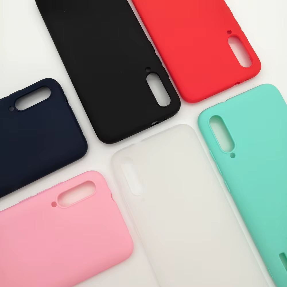 Candy Case for Xiaomi Mi A3 Matte Silicone Soft Back Cover for Xiaomi Mi A3 Back Cover Xiaomi Mia3 Protect Skin Silicon Case
