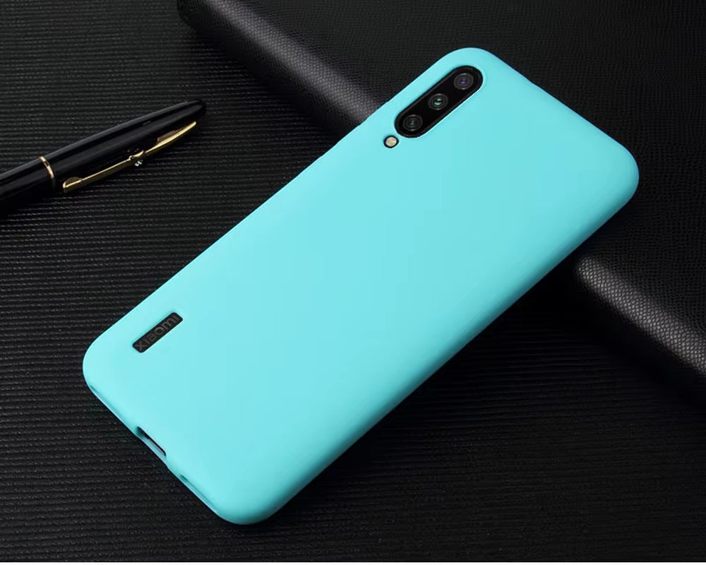 Candy Case for Xiaomi Mi A3 Matte Silicone Soft Back Cover for Xiaomi Mi A3 Back Cover Xiaomi Mia3 Protect Skin Silicon Case