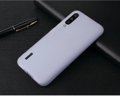 Candy Case for Xiaomi Mi A3 Matte Silicone Soft Back Cover for Xiaomi Mi A3 Back Cover Xiaomi Mia3 Protect Skin Silicon Case